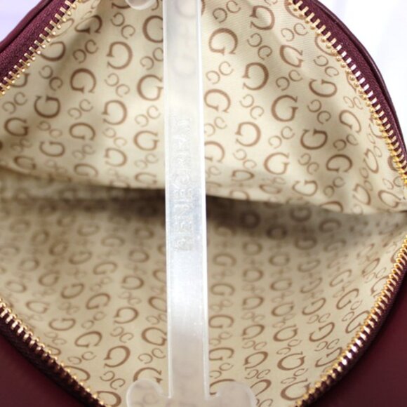 GUESS Renae Mini Backpack in Oxblood with Matching Coin Pouch – NWT - Picture 8 of 15